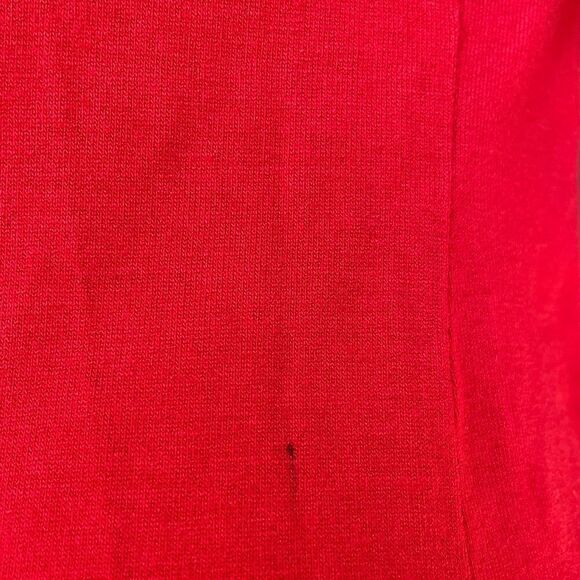 Women’s Red Christmas Tree Bebe T-shirt Size Small - Picture 4 of 4